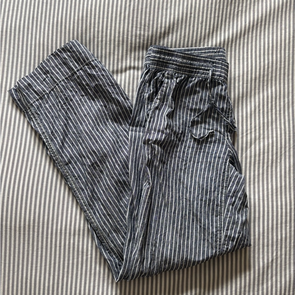 *DONATED* LL Bean Striped Blue Pants